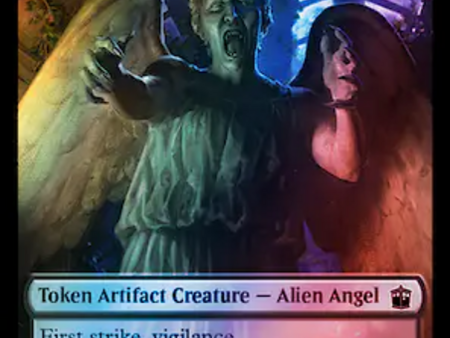 Alien Angel    Food (0057) Double-Sided Token (Surge Foil) [Doctor Who Tokens] Sale