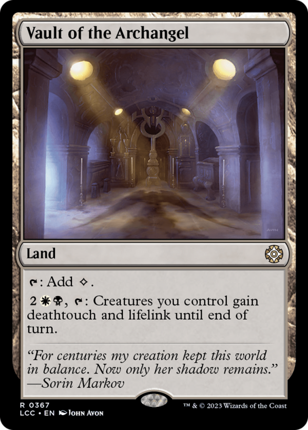 Vault of the Archangel [The Lost Caverns of Ixalan Commander] Fashion