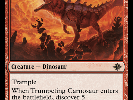 Trumpeting Carnosaur [The Lost Caverns of Ixalan] Sale