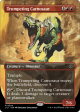 Trumpeting Carnosaur (Borderless) [The Lost Caverns of Ixalan] Cheap