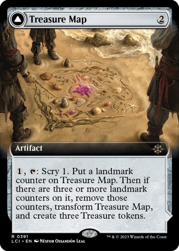 Treasure Map    Treasure Cove (Extended Art) [The Lost Caverns of Ixalan] on Sale