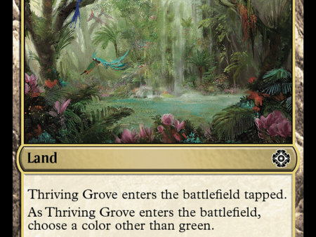 Thriving Grove [The Lost Caverns of Ixalan Commander] Sale