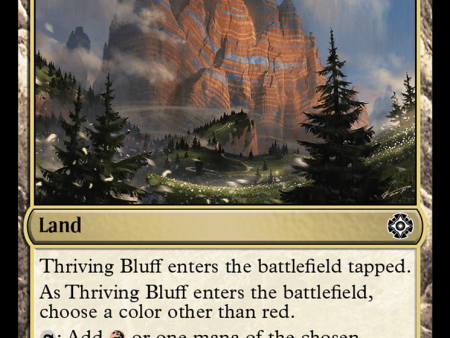 Thriving Bluff [The Lost Caverns of Ixalan Commander] Discount