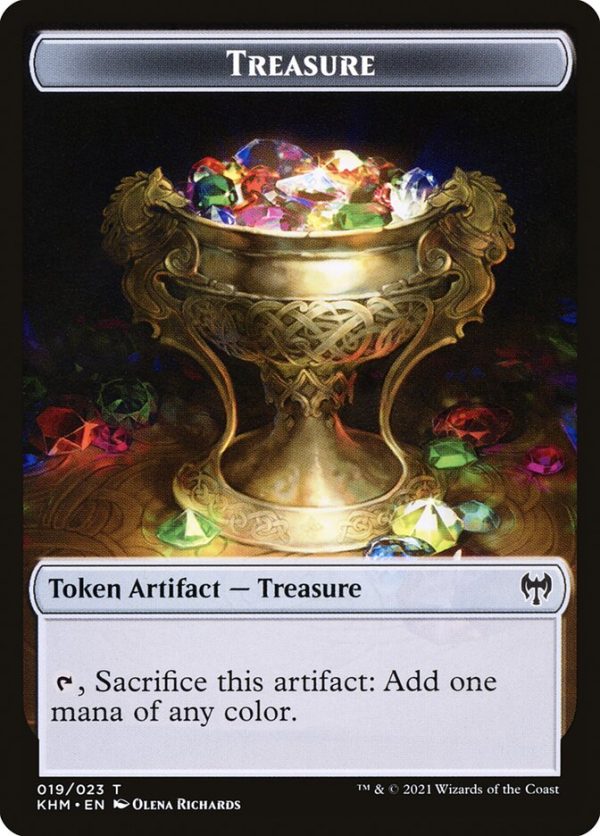 Treasure    Clue Double-Sided Token [Pioneer Challenger Decks 2022] Cheap