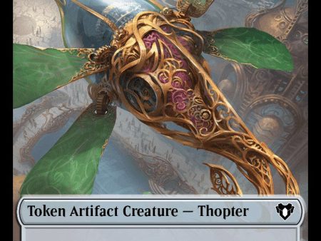 Thopter    Graveborn Double-Sided Token [Commander Masters Tokens] Online Hot Sale