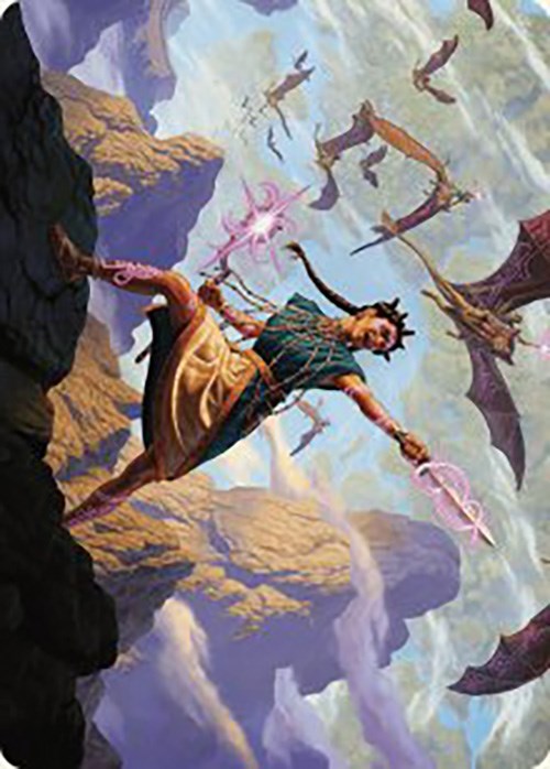 Warden of the Inner Sky Art Card [The Lost Caverns of Ixalan Art Series] For Discount