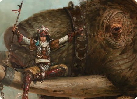 Tuskguard Captain Art Card [Commander Masters Art Series] Online