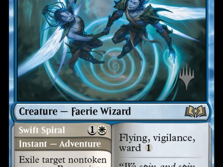 Twining Twins    Swift Spiral (Promo Pack) [Wilds of Eldraine Promos] Discount