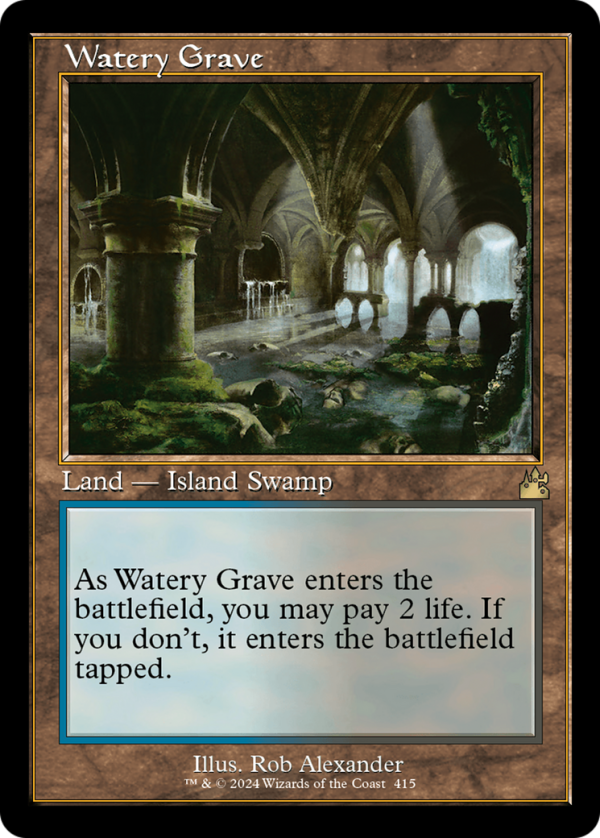 Watery Grave (Retro) [Ravnica Remastered] on Sale