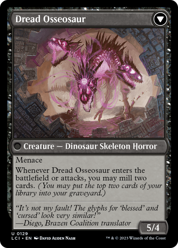 Visage of Dread    Dread Osseosaur [The Lost Caverns of Ixalan] Cheap