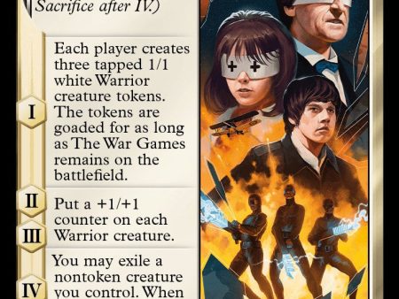 The War Games (Surge Foil) [Doctor Who] For Cheap