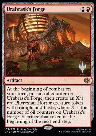 Urabrask s Forge (Promo Pack) [Phyrexia: All Will Be One Promos] For Cheap