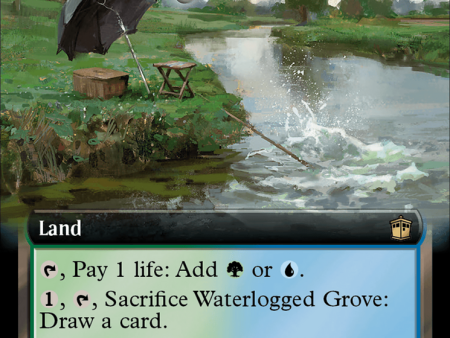 Waterlogged Grove (Extended Art) (Surge Foil) [Doctor Who] For Discount