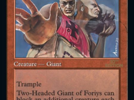 Two-Headed Giant of Foriys (Retro) [30th Anniversary Edition] Sale