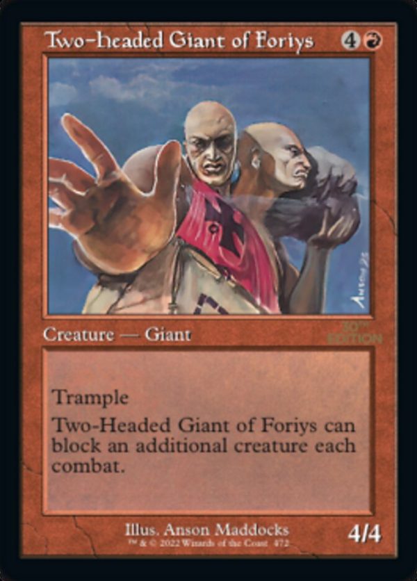 Two-Headed Giant of Foriys (Retro) [30th Anniversary Edition] Sale