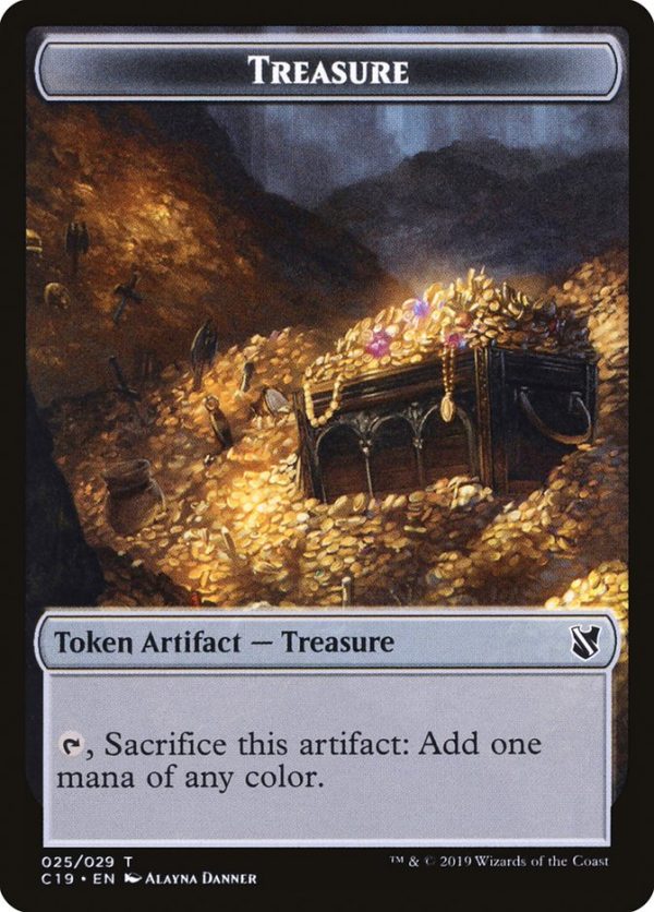 Treasure Token [Commander 2019 Tokens] For Sale