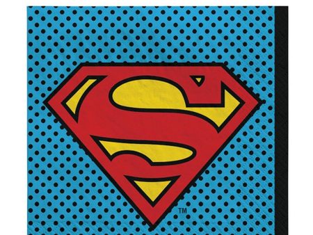 Heroes Unite - Superman Lunch Tissues 16pcs For Cheap