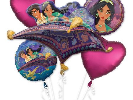 Aladdin Balloon Bouquet 5pcs For Sale