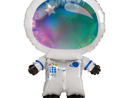 Astronaut Iridescent SuperShape 50x76cm on Sale