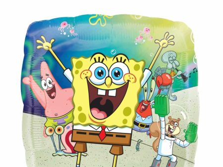 Spongebob Squarepants Foil Balloon 45cm Discount