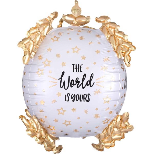 The World Is Yours UltraShape Balloon 40x50cm For Sale