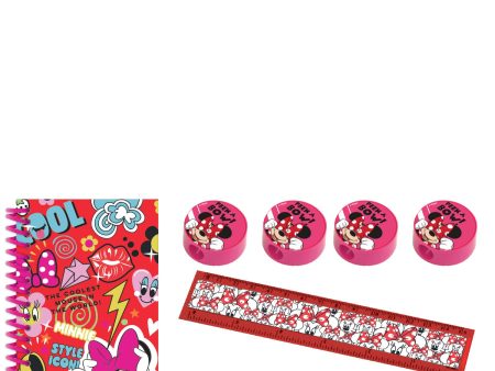 Minnie Mouse Stationery Pack 16pcs Online now