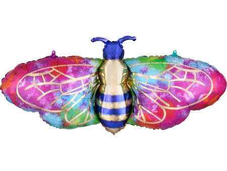 Tie-Dye Bee SuperShape Balloon 99x45cm Fashion