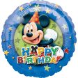 Mickey Birthday Stars 18in Hot on Sale