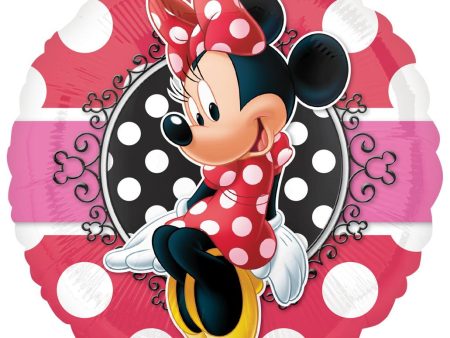 Minnie Mouse Portrait Standard Foil Balloon 18in Sale